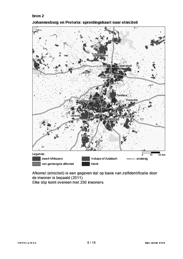 Bijlage examen VWO aardrijkskunde 2019, tijdvak 2. Pagina 5