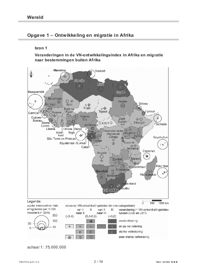 Bijlage examen VWO aardrijkskunde 2021, tijdvak 1. Pagina 2