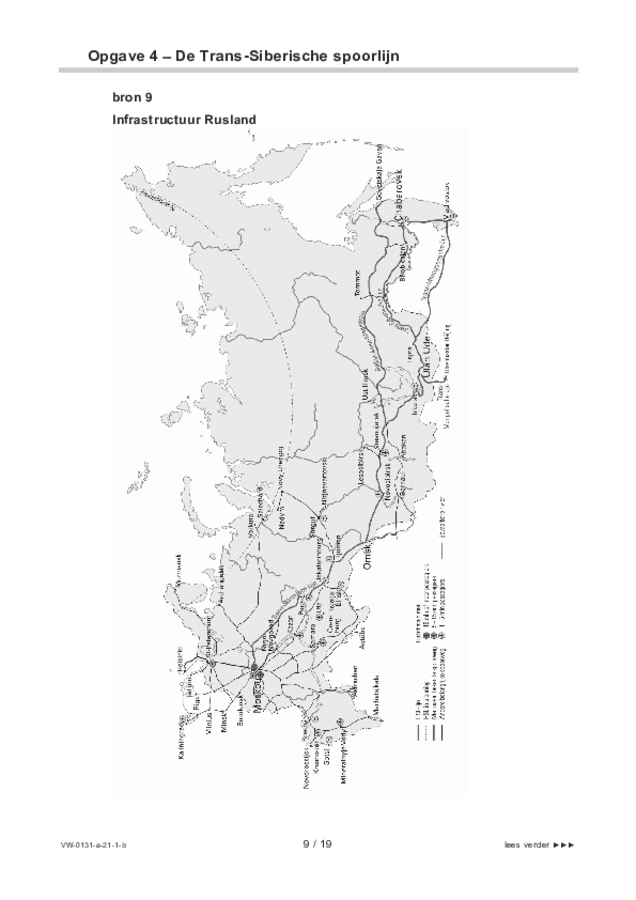 Bijlage examen VWO aardrijkskunde 2021, tijdvak 1. Pagina 9
