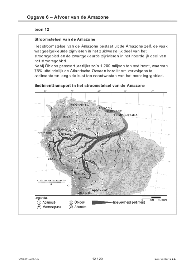 Bijlage examen VWO aardrijkskunde 2022, tijdvak 1. Pagina 12