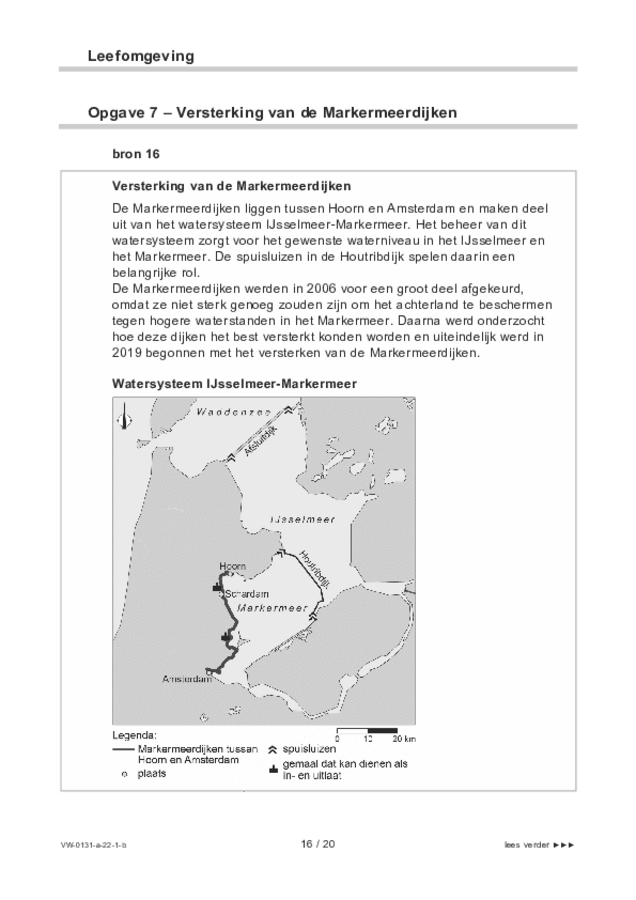 Bijlage examen VWO aardrijkskunde 2022, tijdvak 1. Pagina 16