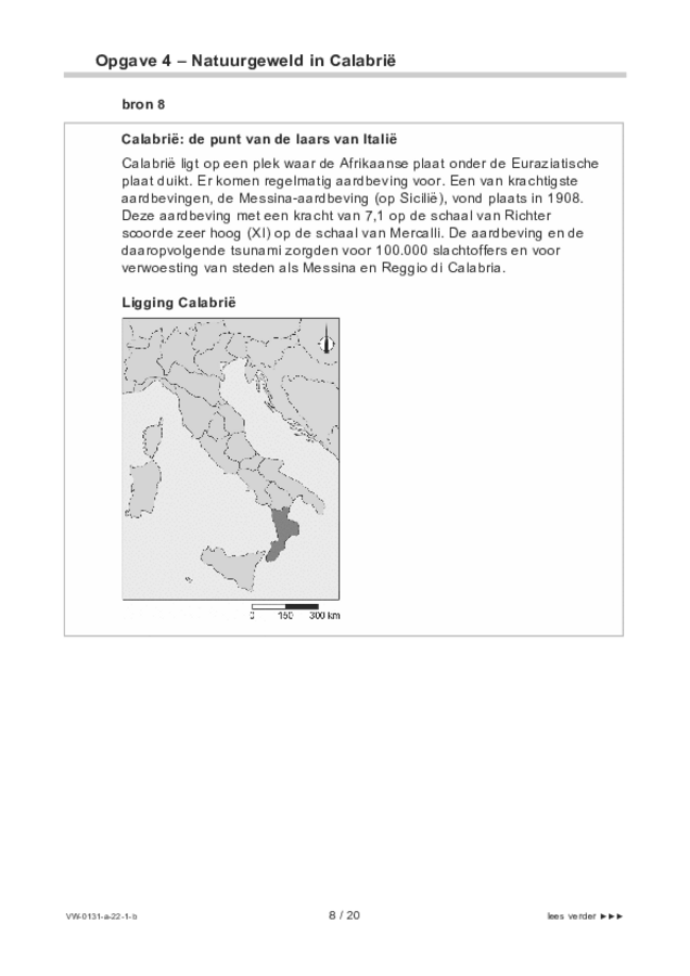 Bijlage examen VWO aardrijkskunde 2022, tijdvak 1. Pagina 8