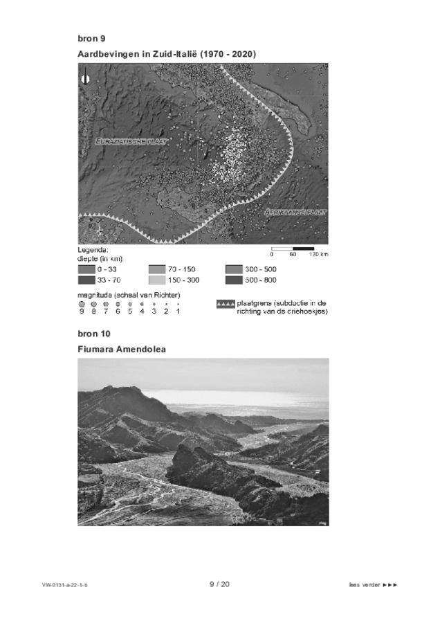 Bijlage examen VWO aardrijkskunde 2022, tijdvak 1. Pagina 9