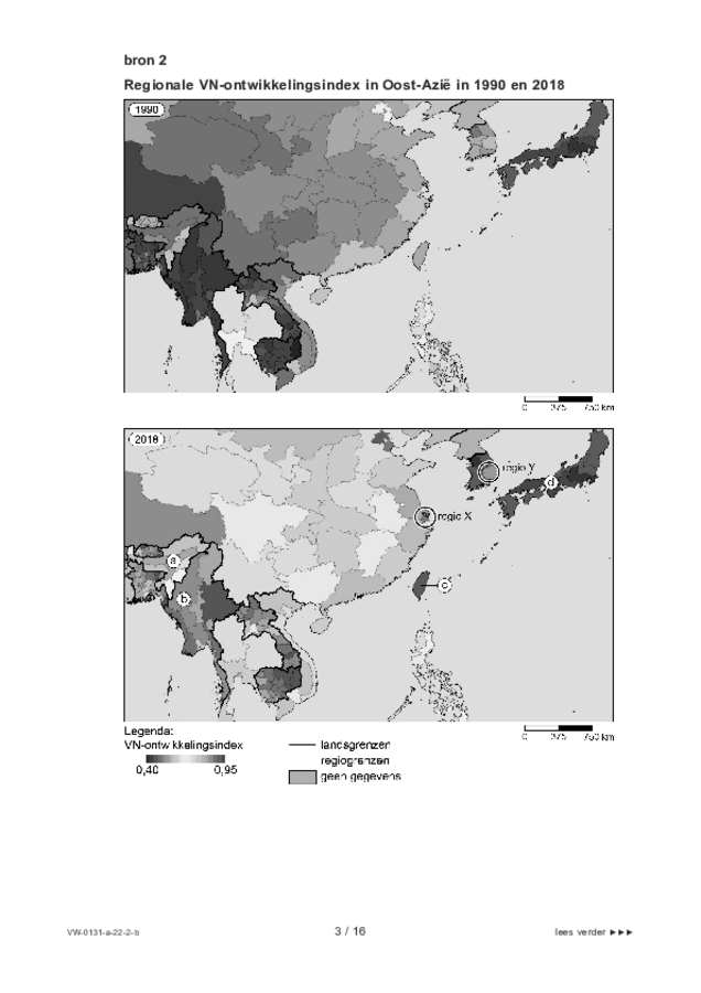 Bijlage examen VWO aardrijkskunde 2022, tijdvak 2. Pagina 3