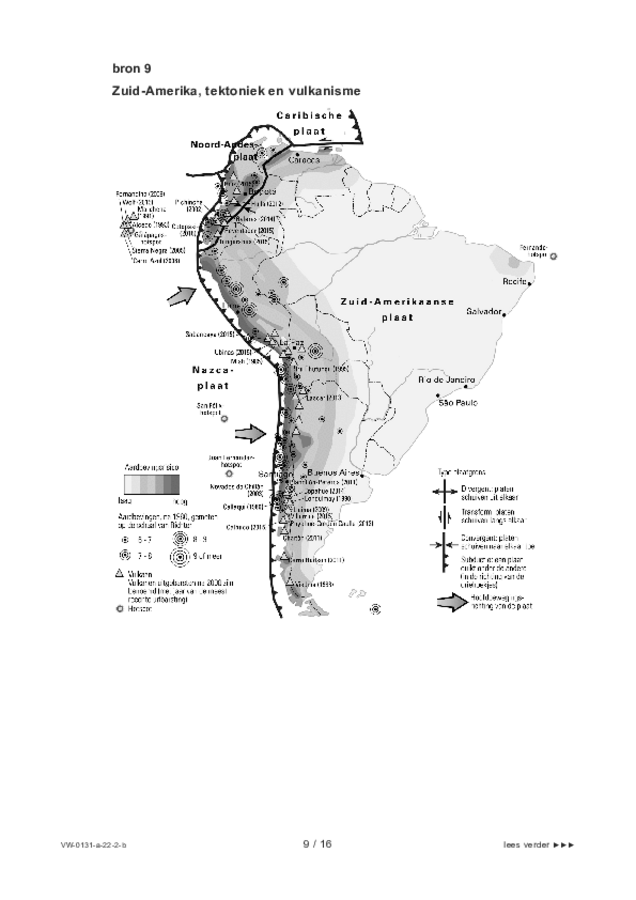 Bijlage examen VWO aardrijkskunde 2022, tijdvak 2. Pagina 9