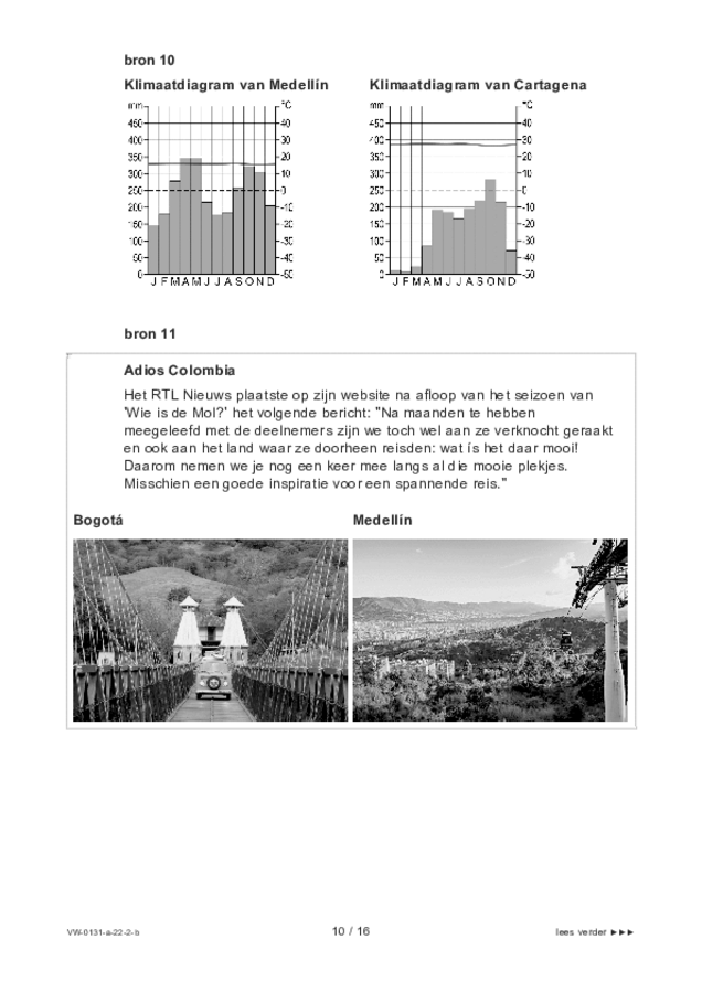 Bijlage examen VWO aardrijkskunde 2022, tijdvak 2. Pagina 10