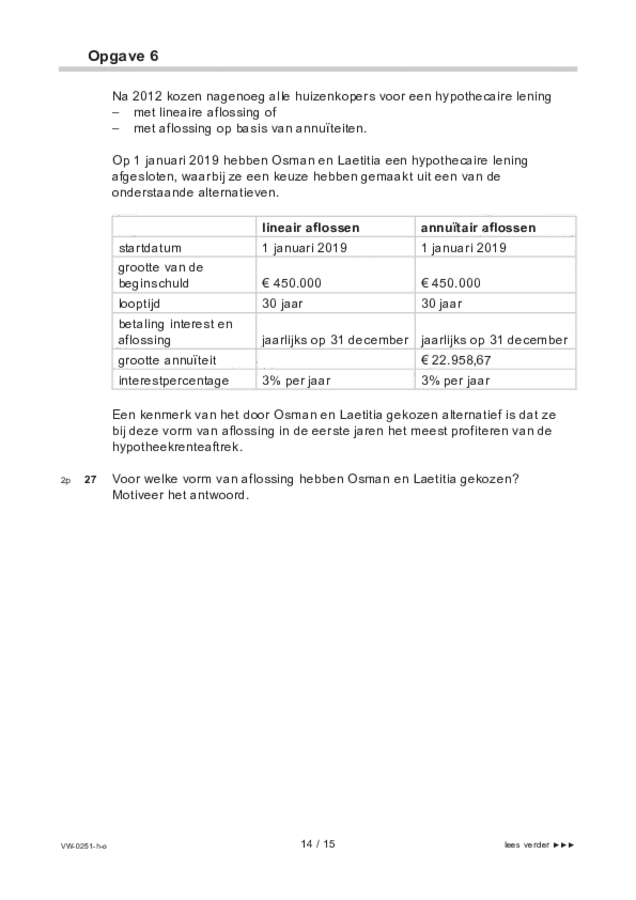 Opgaven examen VWO management & organisatie 2021, tijdvak 1. Pagina 14