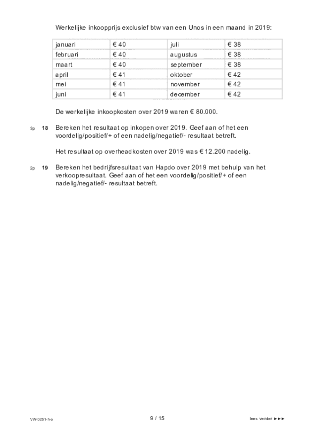 Opgaven examen VWO management & organisatie 2021, tijdvak 1. Pagina 9