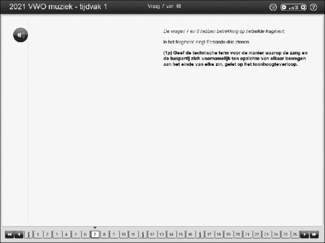 Opgaven examen VWO muziek 2021, tijdvak 1. Pagina 11