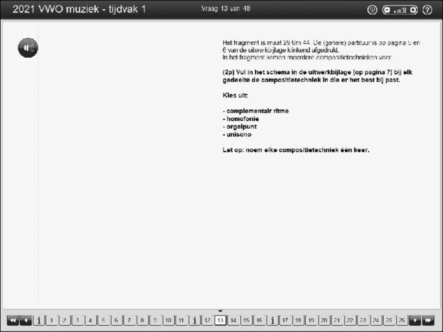 Opgaven examen VWO muziek 2021, tijdvak 1. Pagina 18