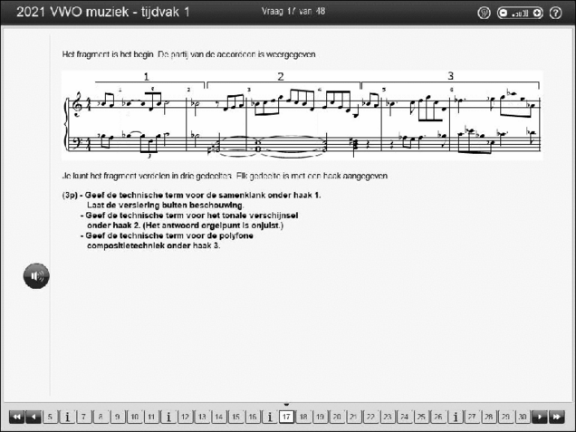 Opgaven examen VWO muziek 2021, tijdvak 1. Pagina 23