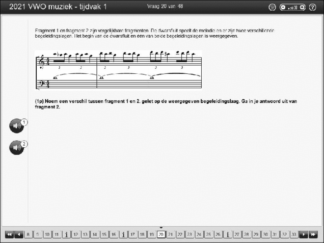 Opgaven examen VWO muziek 2021, tijdvak 1. Pagina 26