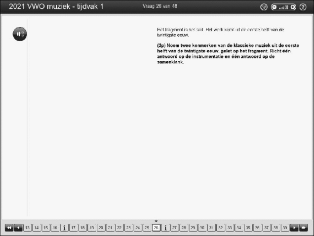 Opgaven examen VWO muziek 2021, tijdvak 1. Pagina 32