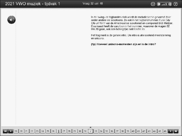 Opgaven examen VWO muziek 2021, tijdvak 1. Pagina 39