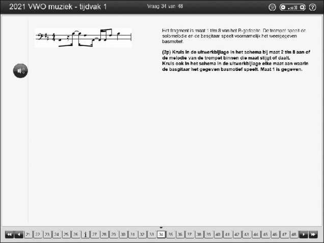 Opgaven examen VWO muziek 2021, tijdvak 1. Pagina 41