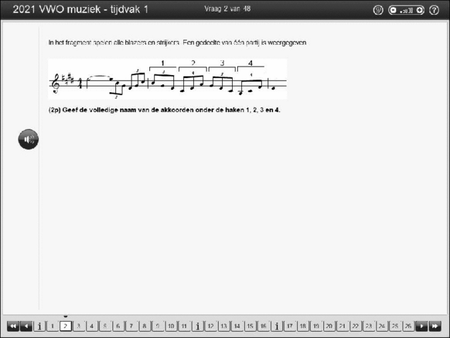 Opgaven examen VWO muziek 2021, tijdvak 1. Pagina 6