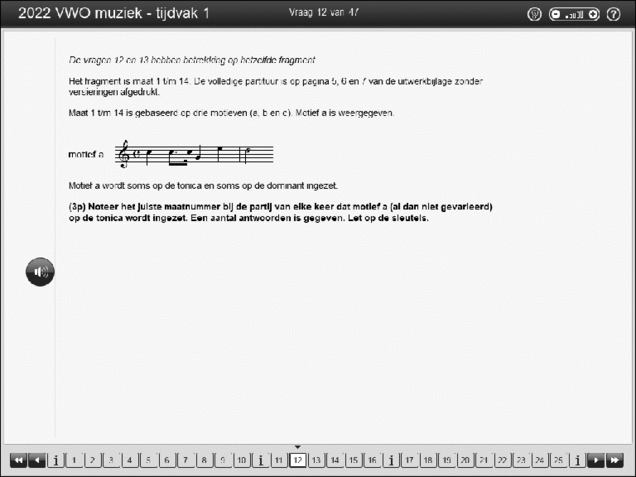 Opgaven examen VWO muziek 2022, tijdvak 2. Pagina 16