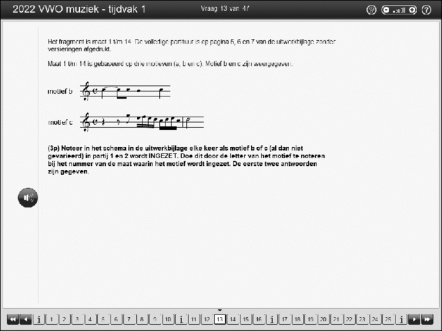 Opgaven examen VWO muziek 2022, tijdvak 2. Pagina 17