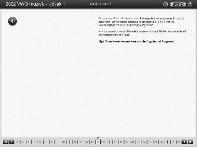 Opgaven examen VWO muziek 2022, tijdvak 2. Pagina 19