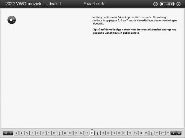 Opgaven examen VWO muziek 2022, tijdvak 2. Pagina 20