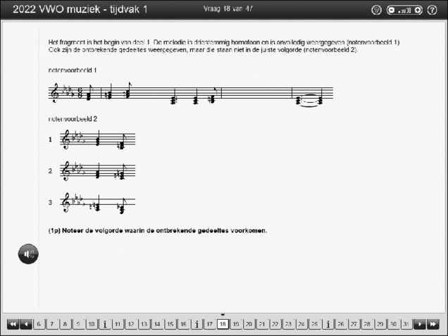Opgaven examen VWO muziek 2022, tijdvak 2. Pagina 23
