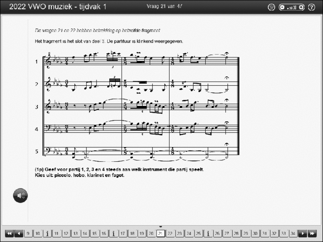 Opgaven examen VWO muziek 2022, tijdvak 2. Pagina 26