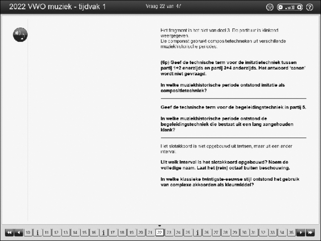 Opgaven examen VWO muziek 2022, tijdvak 2. Pagina 27