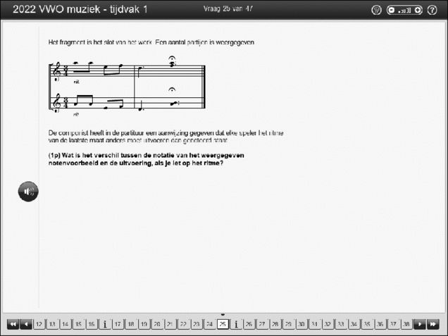 Opgaven examen VWO muziek 2022, tijdvak 2. Pagina 30