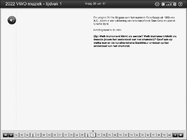Opgaven examen VWO muziek 2022, tijdvak 2. Pagina 32