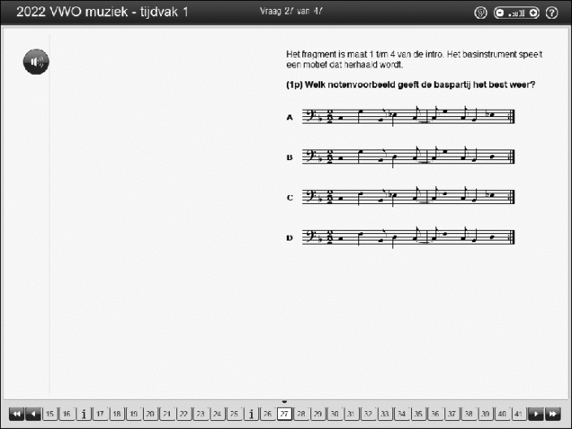 Opgaven examen VWO muziek 2022, tijdvak 2. Pagina 33