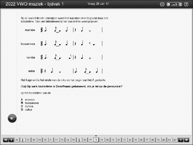 Opgaven examen VWO muziek 2022, tijdvak 2. Pagina 34