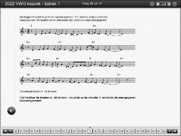 Opgaven examen VWO muziek 2022, tijdvak 2. Pagina 35