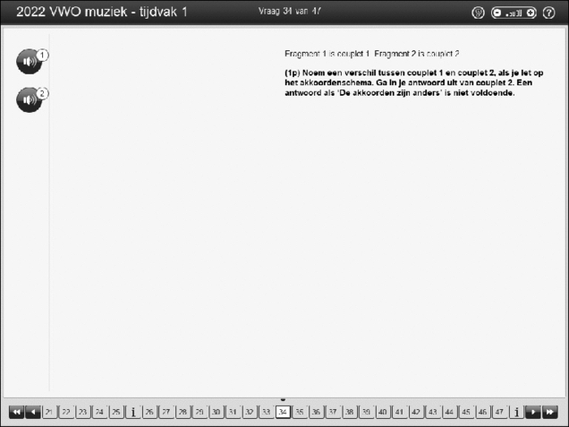 Opgaven examen VWO muziek 2022, tijdvak 2. Pagina 40