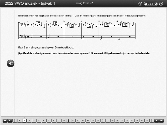 Opgaven examen VWO muziek 2022, tijdvak 2. Pagina 5