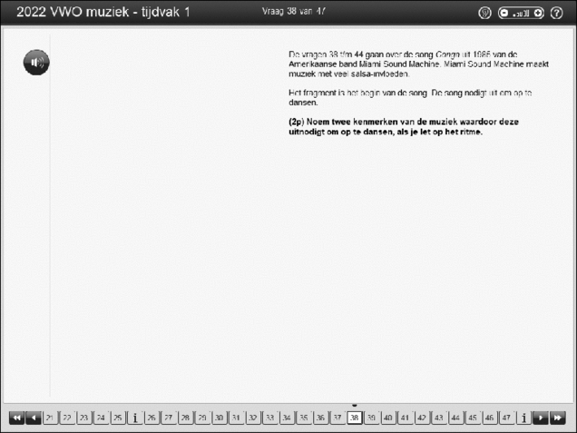 Opgaven examen VWO muziek 2022, tijdvak 2. Pagina 44