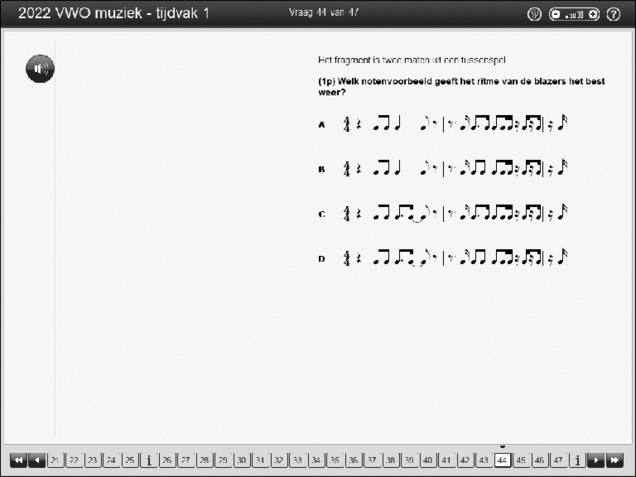 Opgaven examen VWO muziek 2022, tijdvak 2. Pagina 50