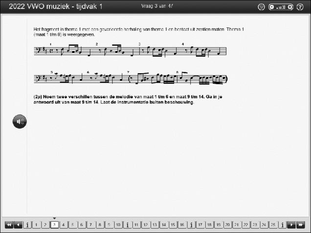 Opgaven examen VWO muziek 2022, tijdvak 2. Pagina 6
