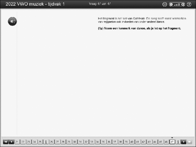 Opgaven examen VWO muziek 2022, tijdvak 2. Pagina 53