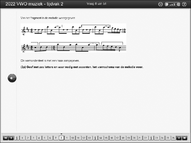 Opgaven examen VWO muziek 2022, tijdvak 2. Pagina 12