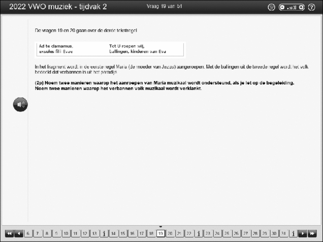 Opgaven examen VWO muziek 2022, tijdvak 2. Pagina 24