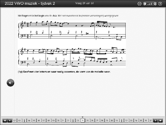 Opgaven examen VWO muziek 2022, tijdvak 2. Pagina 30