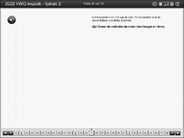 Opgaven examen VWO muziek 2022, tijdvak 2. Pagina 31