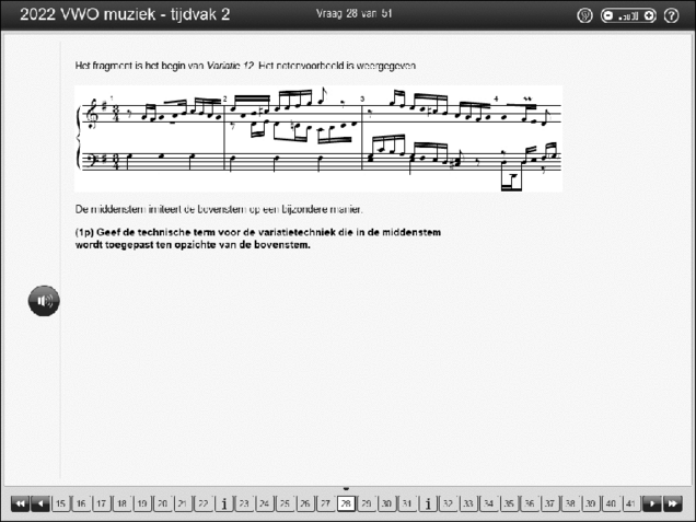 Opgaven examen VWO muziek 2022, tijdvak 2. Pagina 34