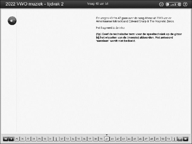 Opgaven examen VWO muziek 2022, tijdvak 2. Pagina 47