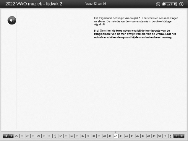 Opgaven examen VWO muziek 2022, tijdvak 2. Pagina 49