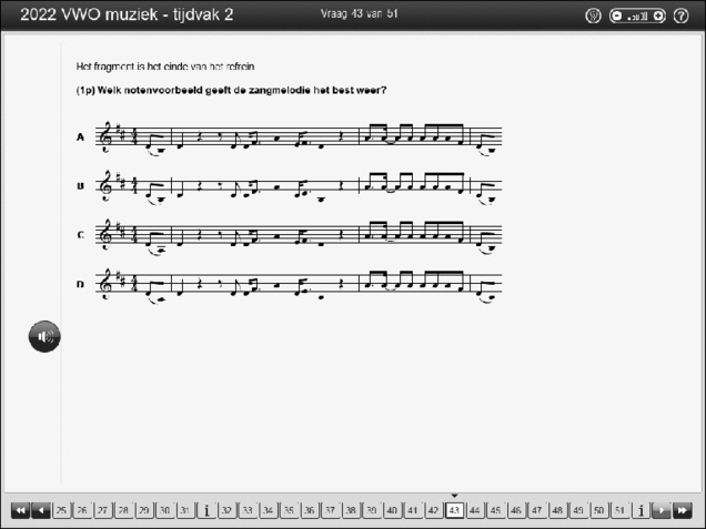 Opgaven examen VWO muziek 2022, tijdvak 2. Pagina 50