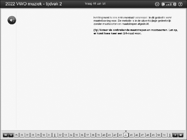 Opgaven examen VWO muziek 2022, tijdvak 2. Pagina 51