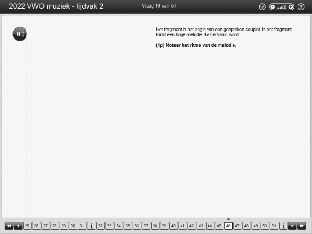 Opgaven examen VWO muziek 2022, tijdvak 2. Pagina 53