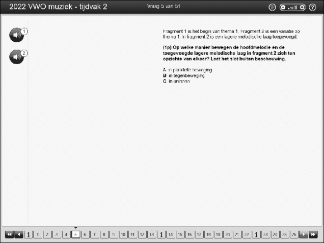 Opgaven examen VWO muziek 2022, tijdvak 2. Pagina 9