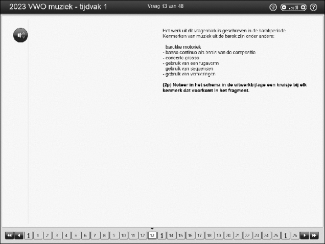 Opgaven examen VWO muziek 2023, tijdvak 1. Pagina 16